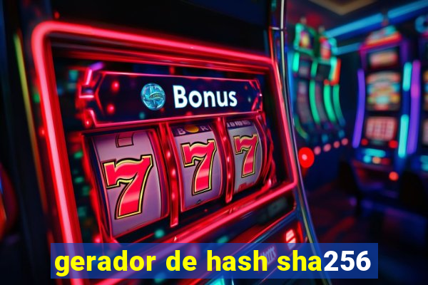 gerador de hash sha256